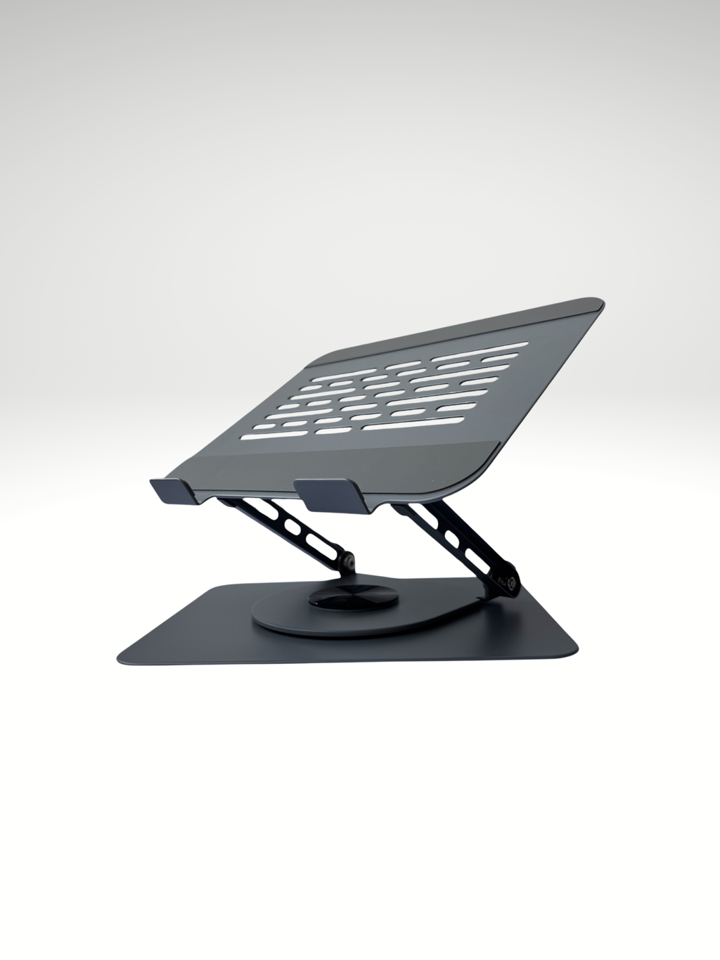 L98 - Soporte Para Portátil Con Base De Rotación Gris Oscuro