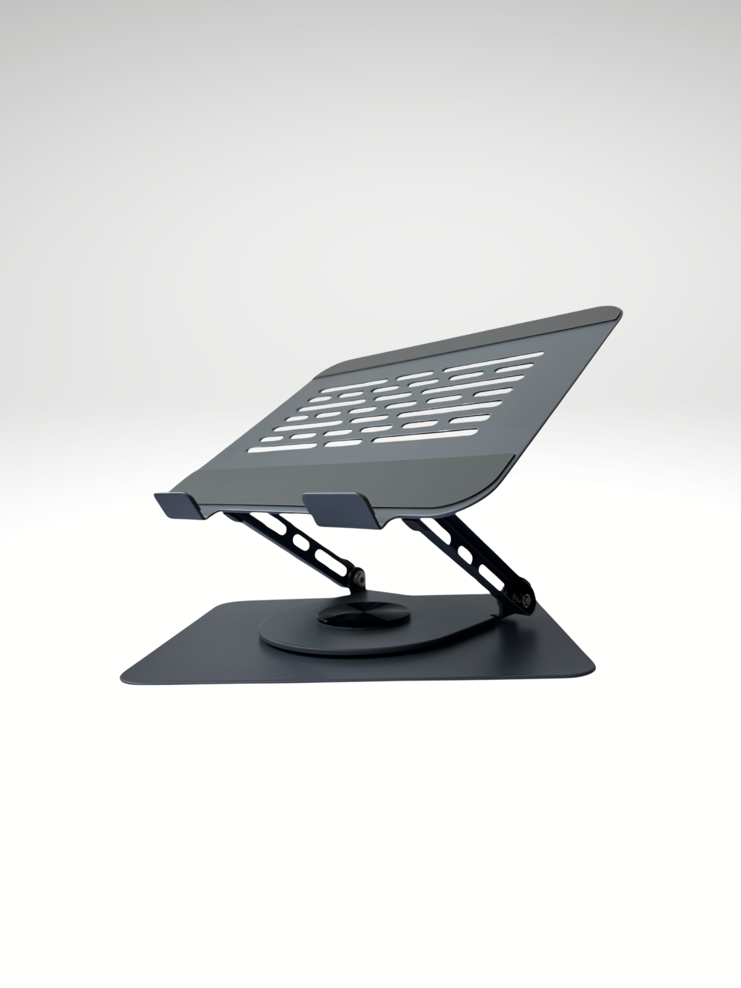 L98 - Soporte Para Portátil Con Base De Rotación Gris Oscuro